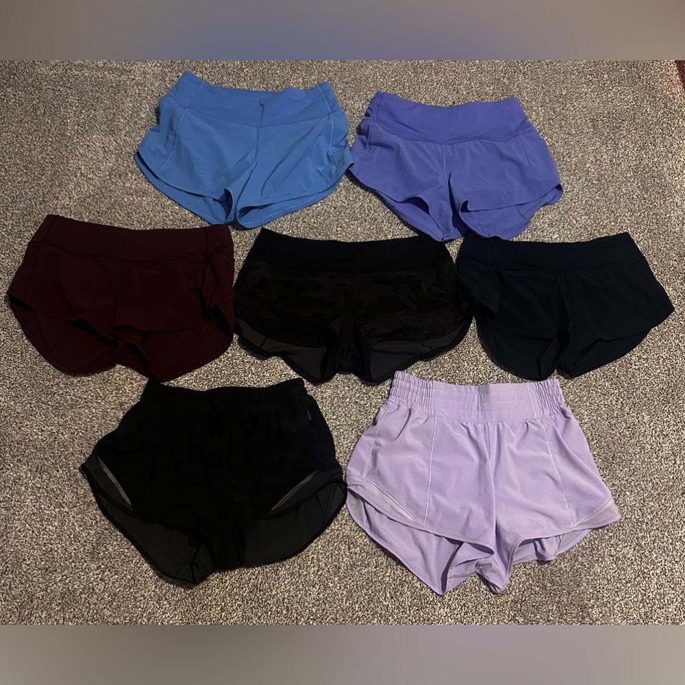 Lululemon Speed Up and Hotty Hot Shorts**READ LISTING**